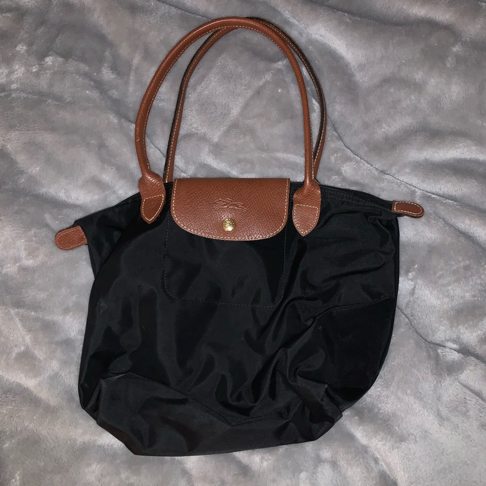 Black Le Pliage Longchamp Bag